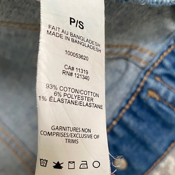 Garage Blue Denim Jean Jacket, XS - Picture 8 of 9